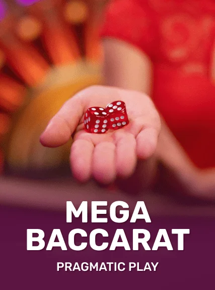Mega Baccarat live casino table