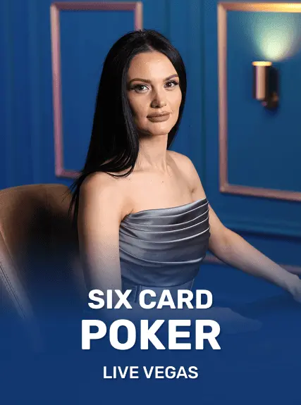 Six Card Poker live casino table