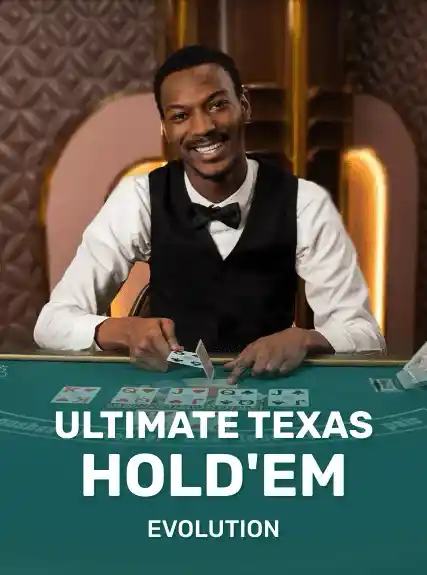 Ultimate Texas Hold’em live casino table